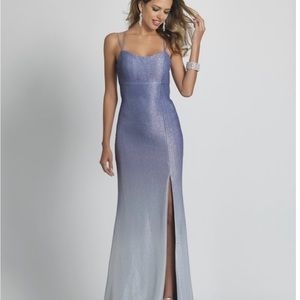 Purple umbre Prom dress
